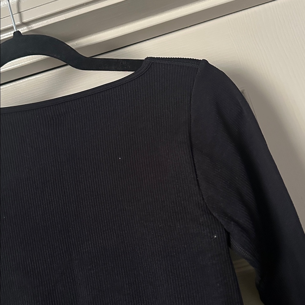 Popilush | Ribbed Long Sleeve Tummy Control Jumpsuit - Picture 7 of 9